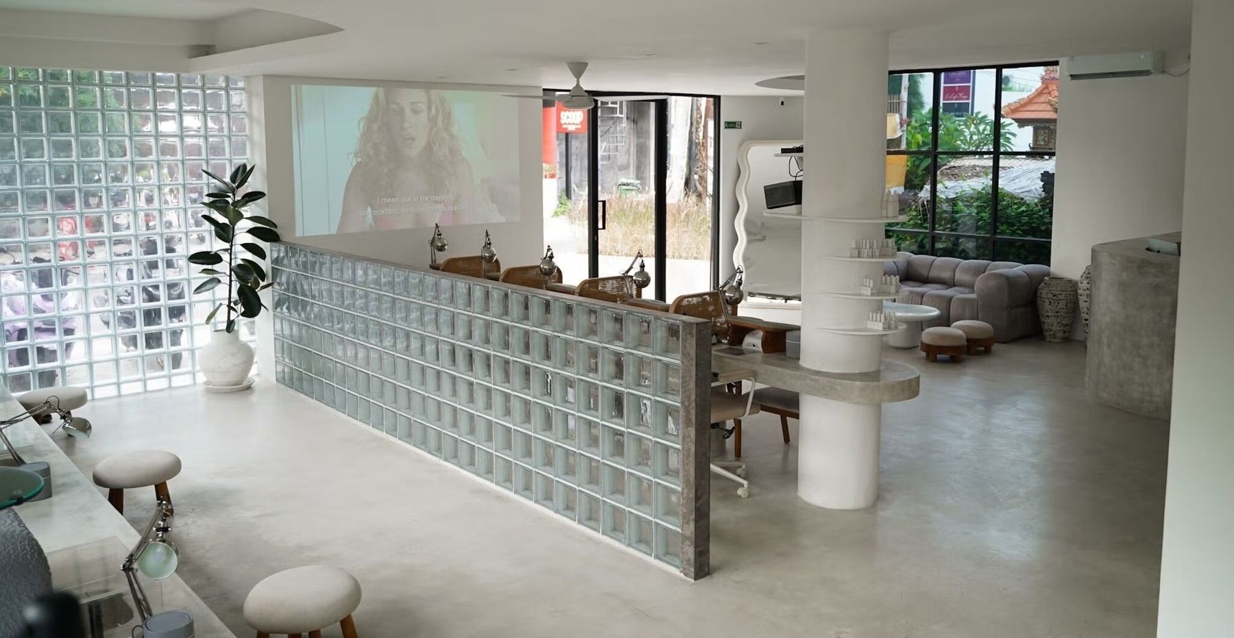 Bright modern nail studio