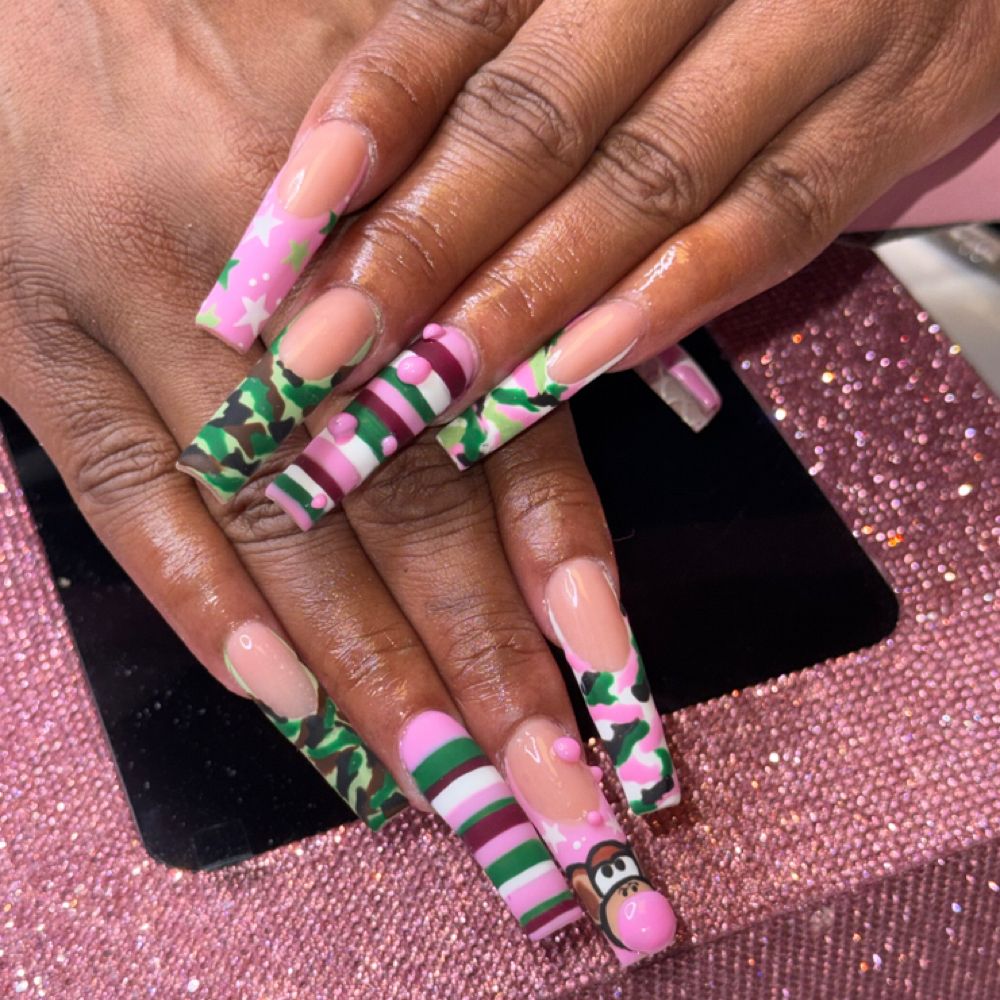 Nails by Queen nail work in Decatur, example 1